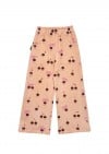 Pants wide with cherry love allover print 0145_S25053