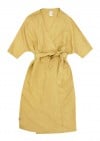 Wrap dress dusty yellow for female SS23231