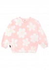 Sweater pink with big flower print SS22286L