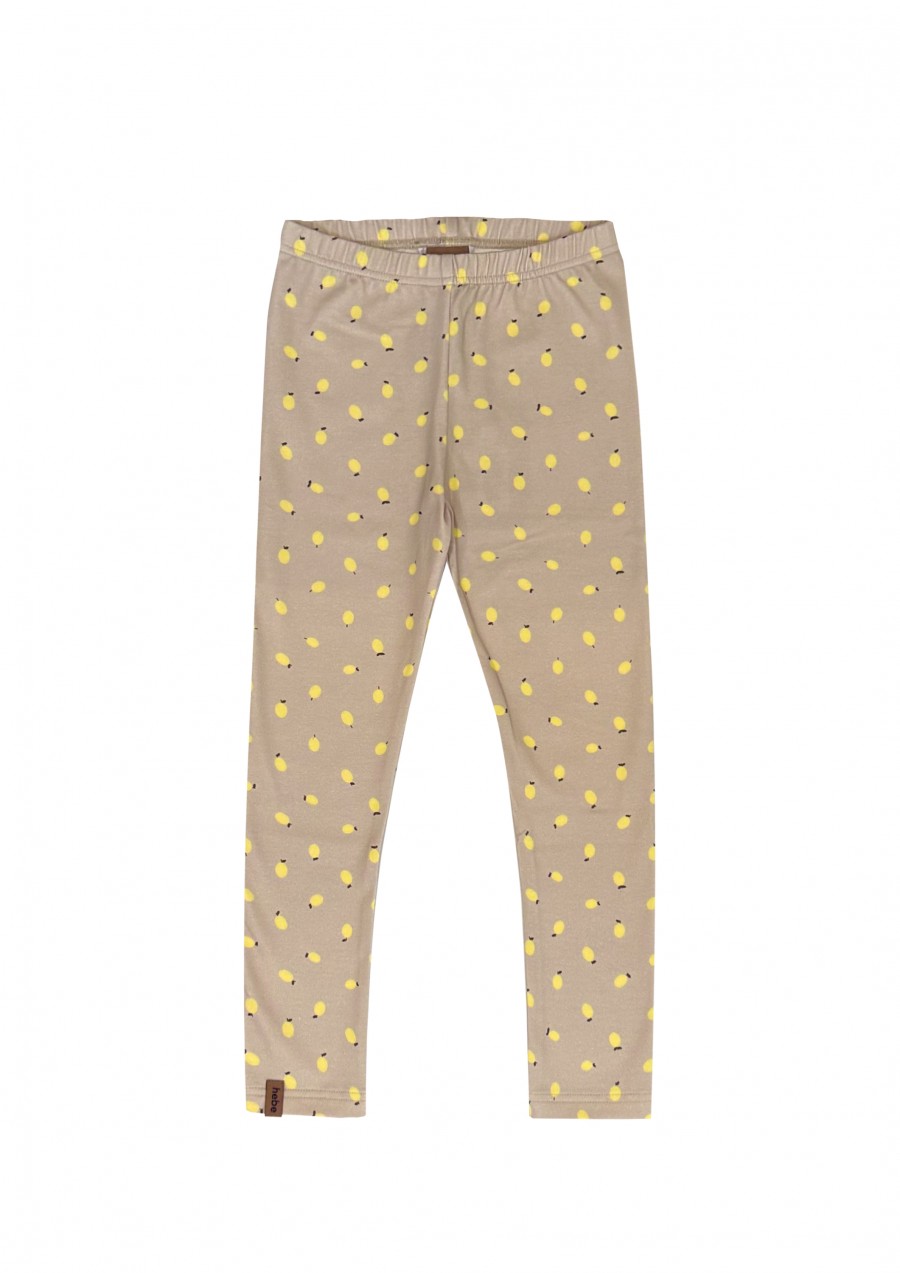Leggings with small lemon allover print 0136_S25374