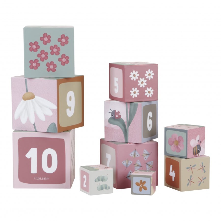 Building Blocks cardboard "Flowers & Butterflies "́ FSC LD4767