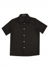 Shirt black linen SS21185