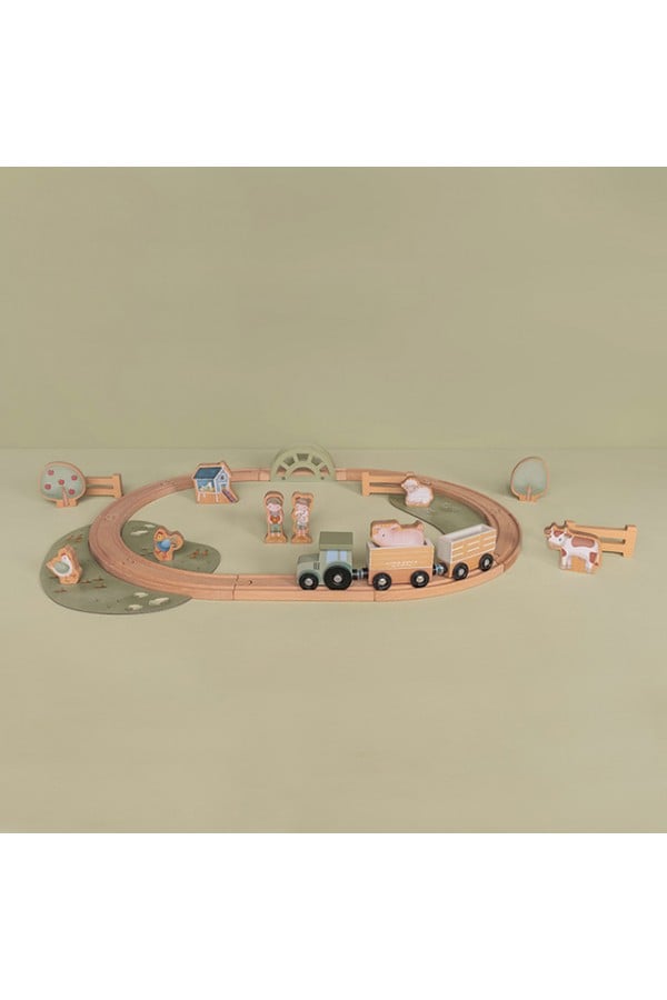 Little Dutch Wooden train track - Little Farm