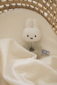 Little Dutch rattle toy bunny ´Miffy Fluffy Green´