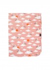 Blanket with pink cloud print SS21104