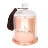 Candle in a rose gold glass vessel ORIENTAL MOOD SV024-2