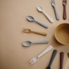 Mushie Fork & Spoon - Mustard 2380117
