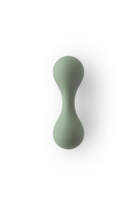Mushie Silicone Baby Rattle Toy - Dried Thyme