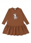 Warm dress brown with Tuta's Badger TUT045