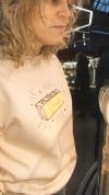 Hebe.Concept collab Anna Panna Sweater beige BUTTER for adults super oversize 0187_AP0003