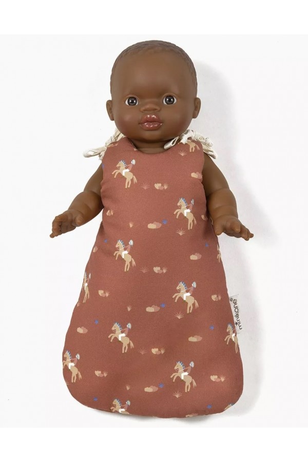 Minikane sleeping bag for dolls in cotton CG.20.059