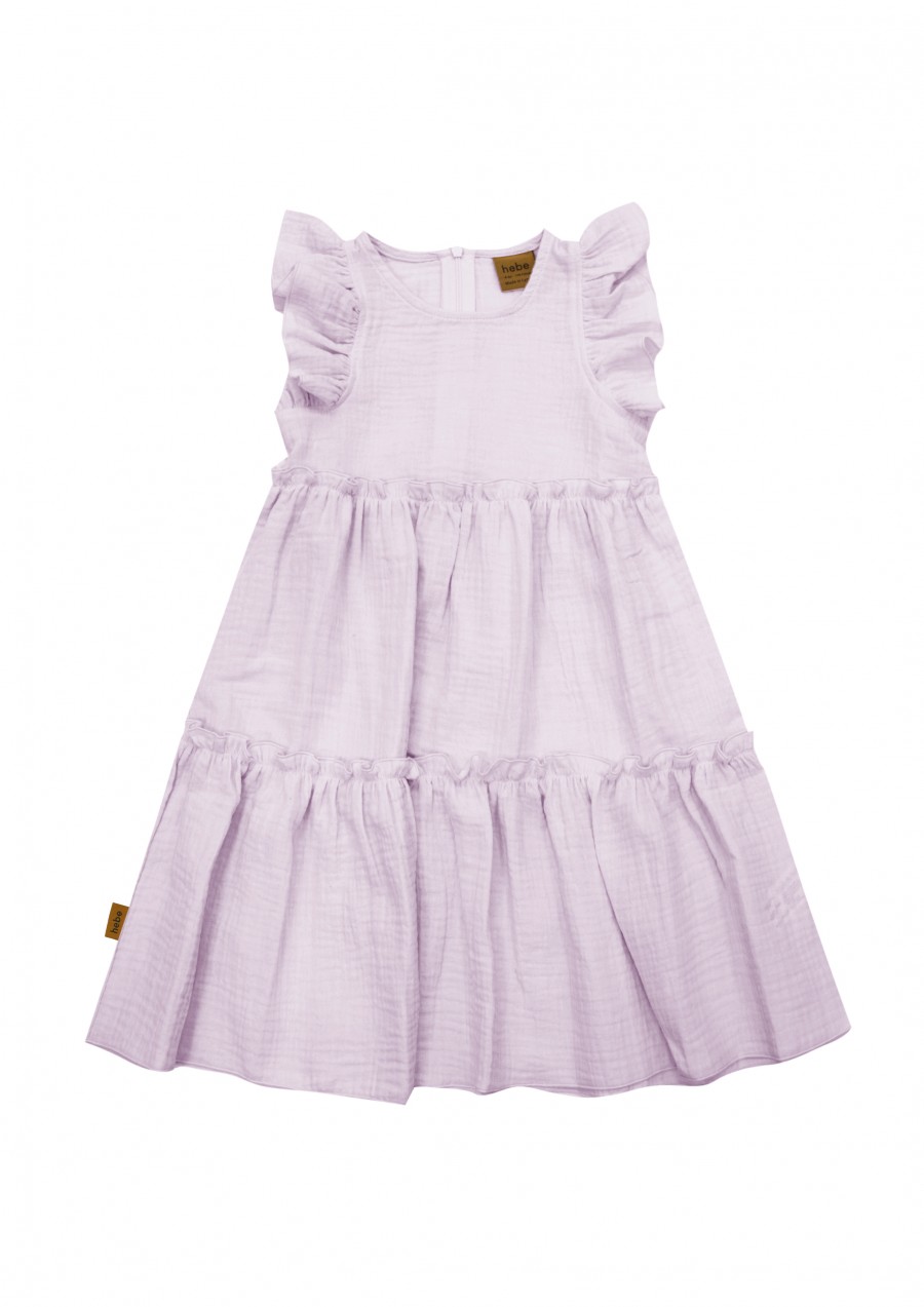 Dress purple with ruffle SS23451