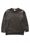 Sweater dark grey velvet for adult FW21172