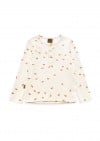 Rib top with all-over croissant print 0184_F25227