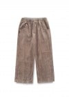 Pants velvet with pockets taupe 0320_F25079