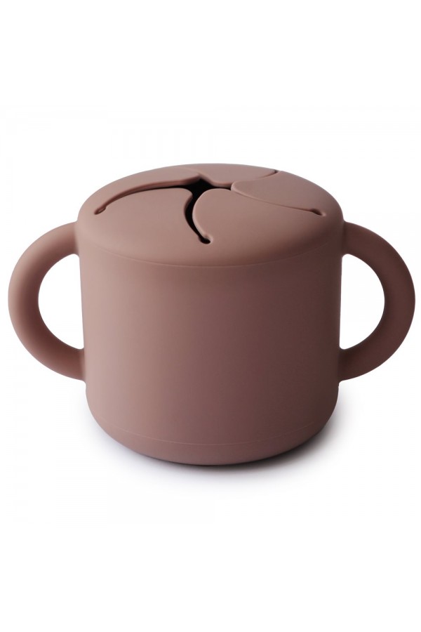 Mushie Snack Cup - Cloudy Mauve 2340047