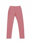 Pants pink checkered for female FW21079