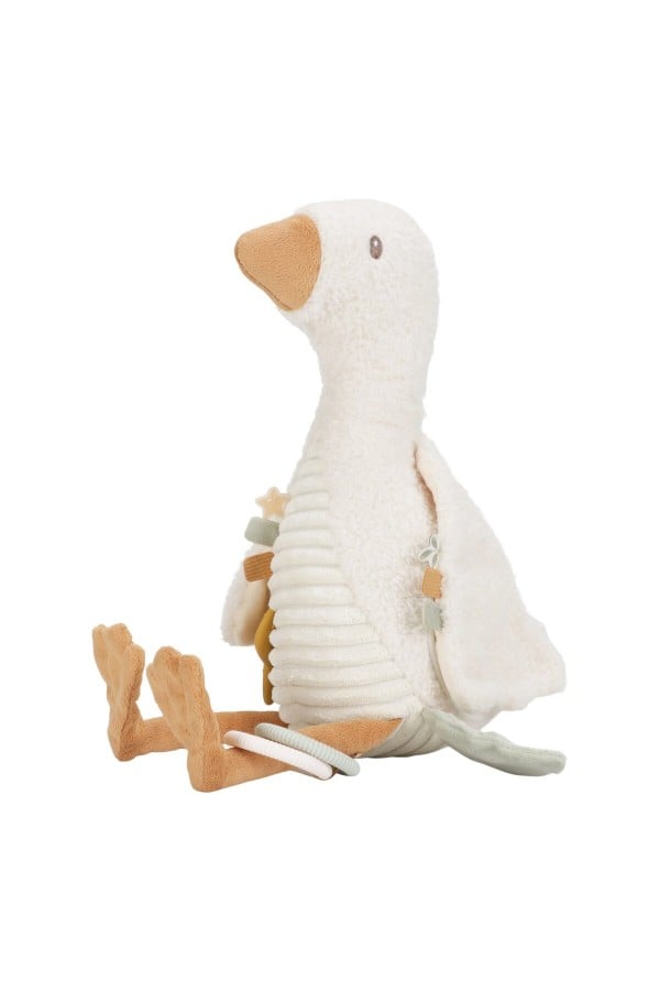 Little Dutch Activity Cuddle Toy Little Goose ´Newborn Naturals´ GRS LD8431