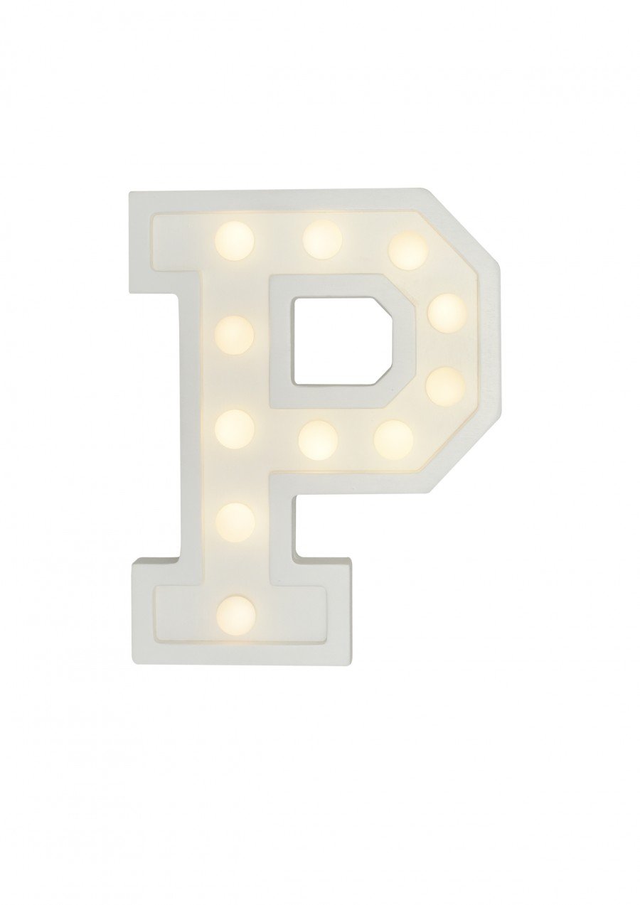 Light letter P PIKU11