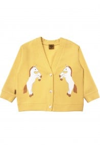 Jacket yellow with unicorns