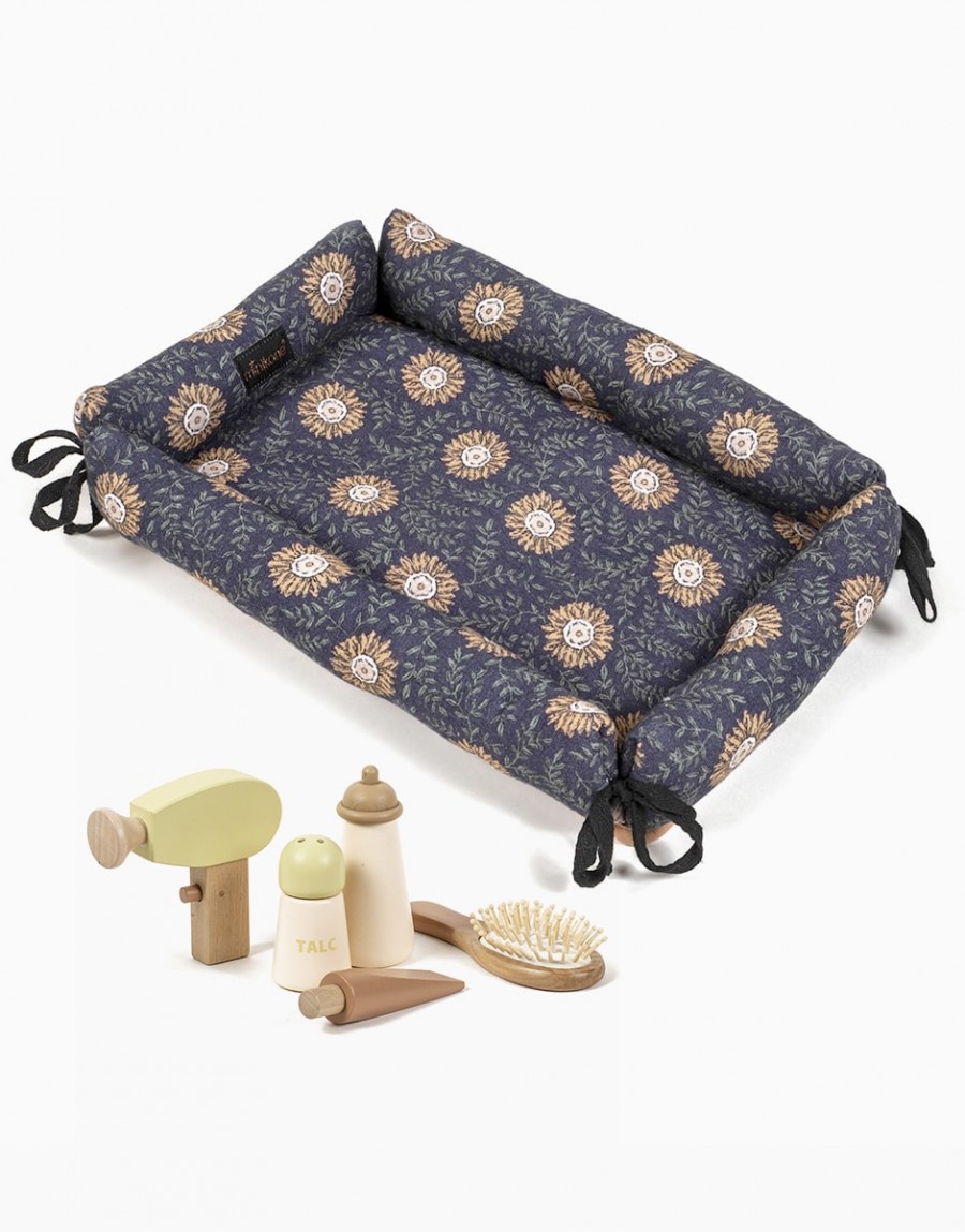 Minikane set with changing mat and wooden toiletry set 20.54.015-SET