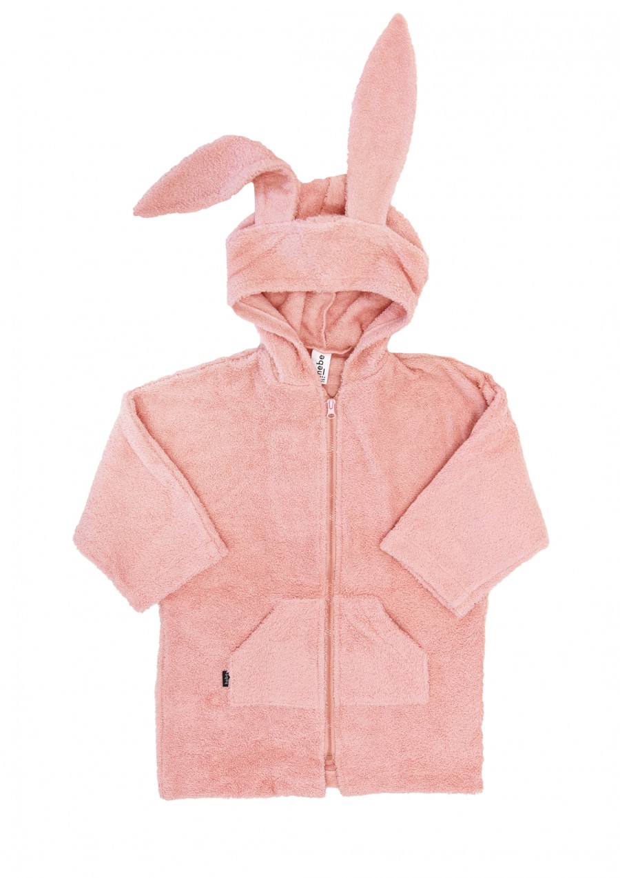 Warm bathrobe bunny pink SS22362