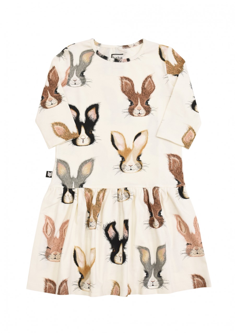 Dress with Easter bunny print E20007L
