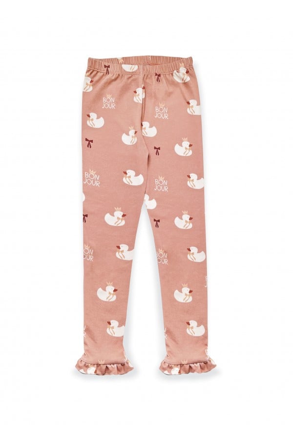 Leggings with all-over duck prin 0138_F25154