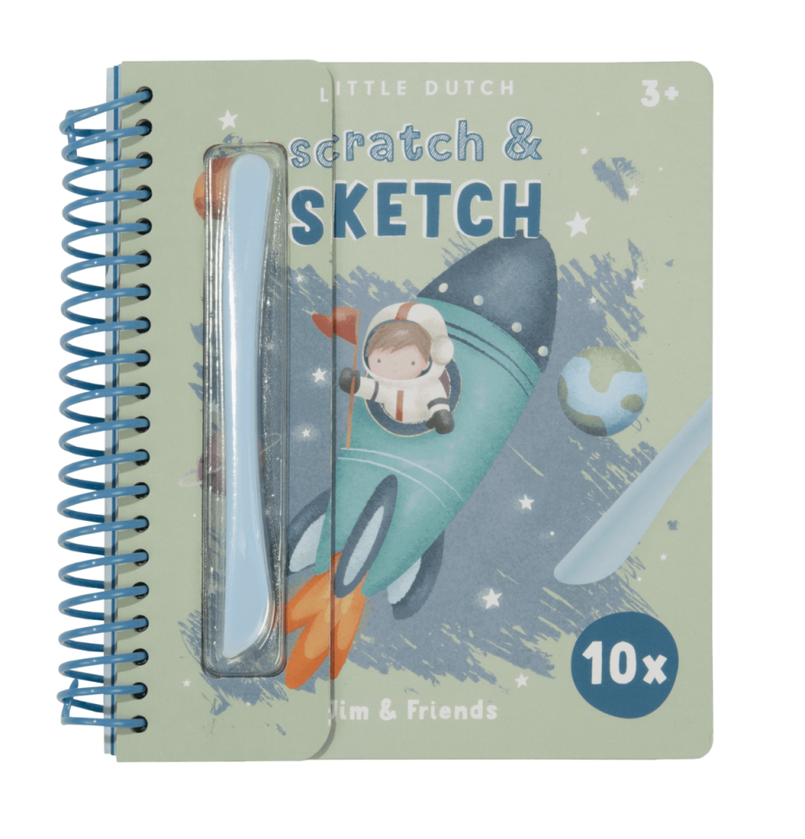 Scratch and Sketch book Jim & Friends 125520