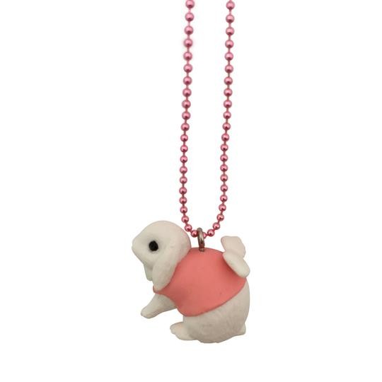 Bunny with wings necklace POP26