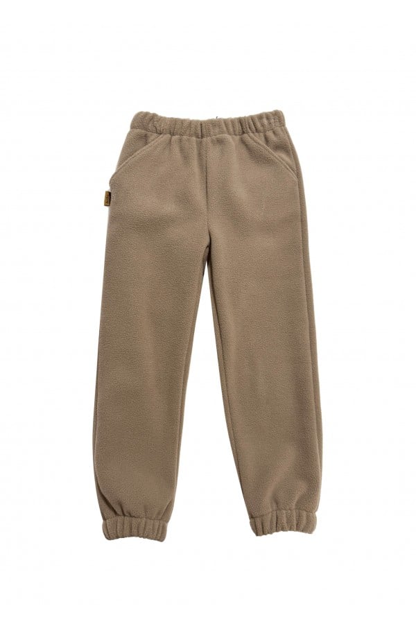 Pants fleece taupe AY24165