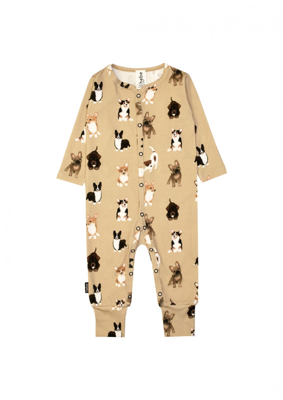 Romper with dog friends print FW21304