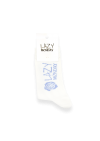 Lazy Monday socks raw white onesize LM024