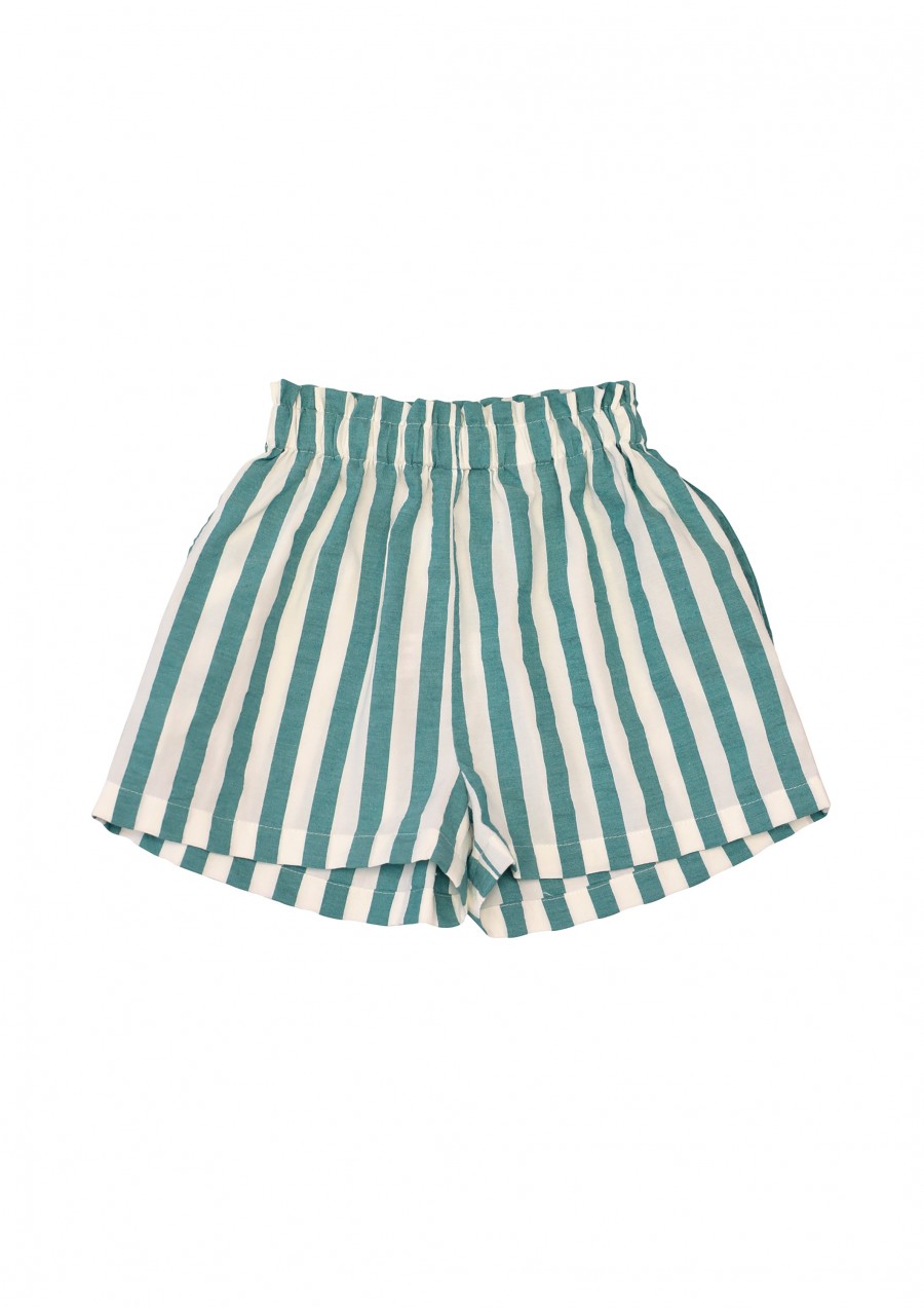 Sorts for girl with greem stripes SS20005L
