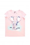 Top pink with elephant MTO0016S