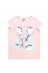 Top pink with elephant MTO0016S