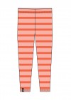 Leggings striped red for female SS21193