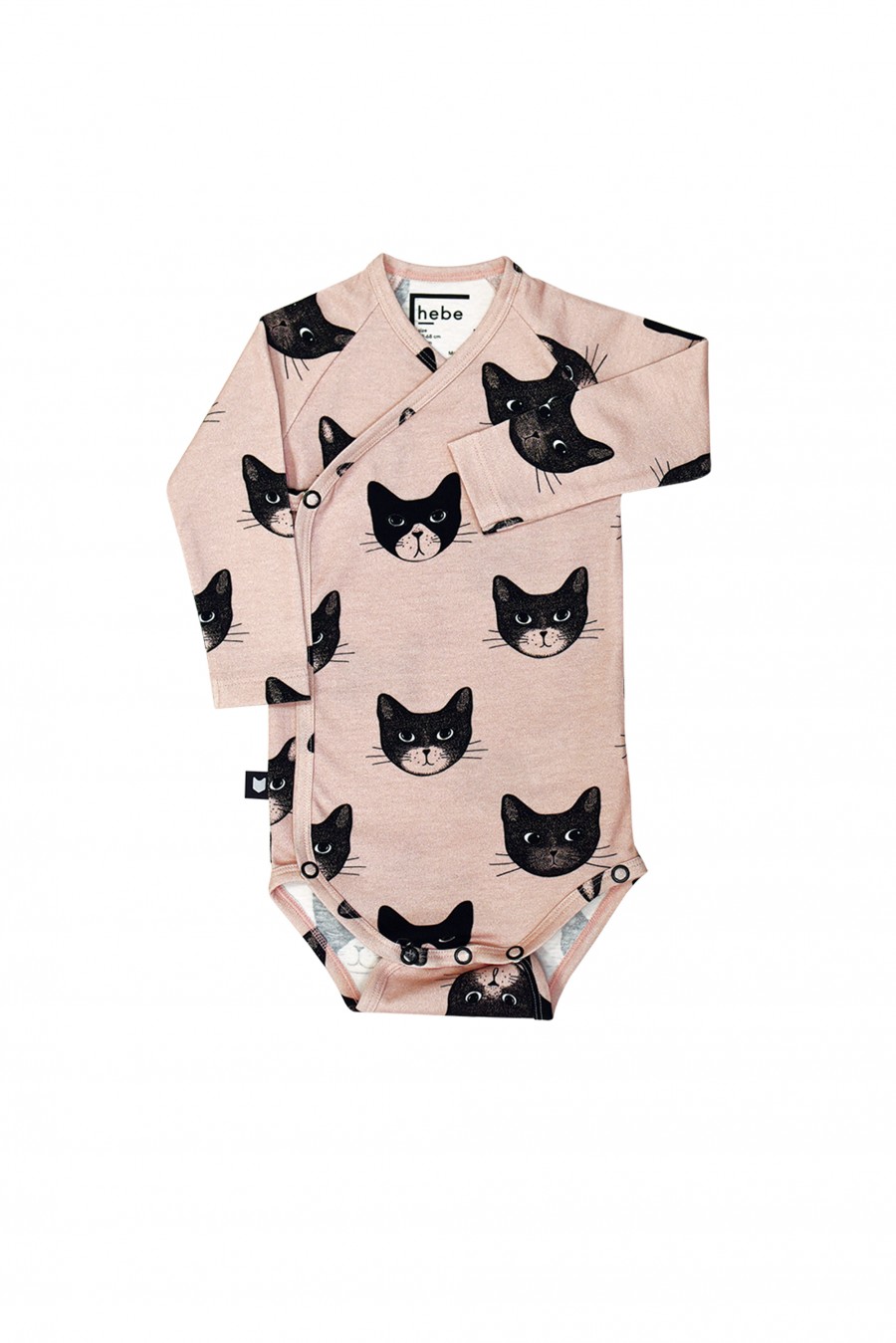 Pink wrap over body with cats FW18099