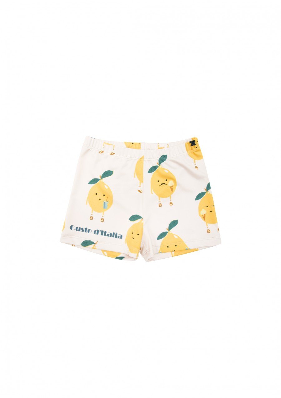 Swimming trunks with lemons print SS23263