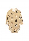 Body wrap over with dog friends print FW21302