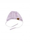 Hat for newborns pink muslin SS24308