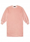 Dress velvet pastel pink for female FW20015