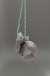 Grey fox necklace (small) POP13