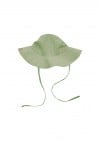 Sun hat light green linen SS23210