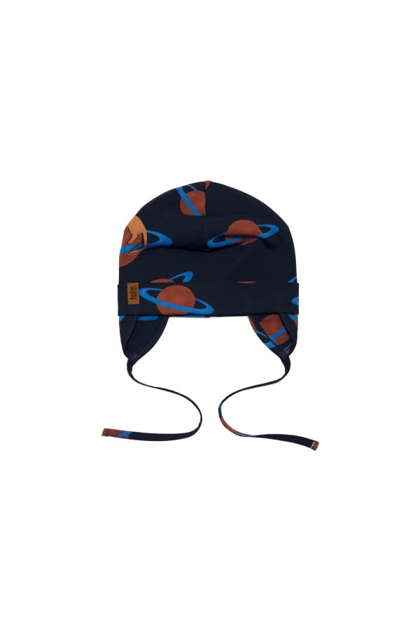 Hat with planet print and ears FW24043