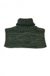 Merino wool green snood AKS0005