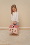 Wooden portable dollhouse LD7116