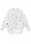 Blouse with small dogs print for female FW23321