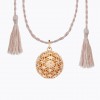 Pregnancy necklace FLOWER OF LIFE (pink gold) ILFLEUR6