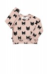 Pink sweater with cats FW18106